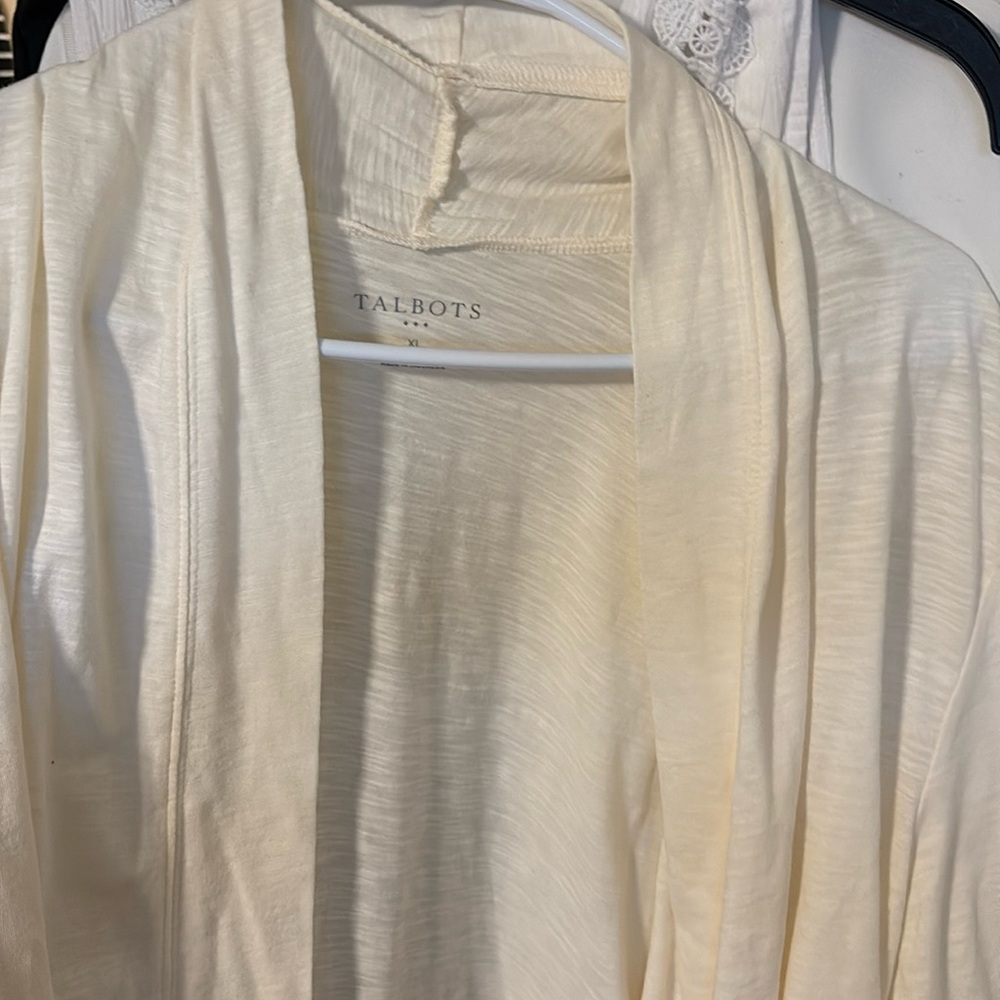 Talbots Top Off White